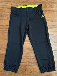 Adidas Climalite Baseball Pants Youth Large Black - Picture 1 of 4