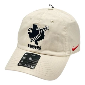 Nike Men Black Texas Rangers City Connect Club Cap Hat Size M L New With Tags - Picture 1 of 8