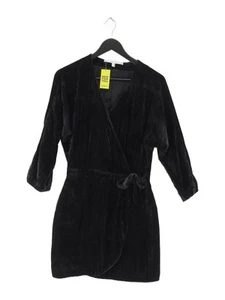 & Other Stories Women's Midi Dress UK 10 Black Silk - Picture 1 of 5