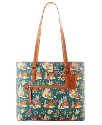 Disney Dooney & Bourke Mickey Minnie Navidad Vacaciones Bolso de Mano y CARTERA 2022 Foto 1 de 4