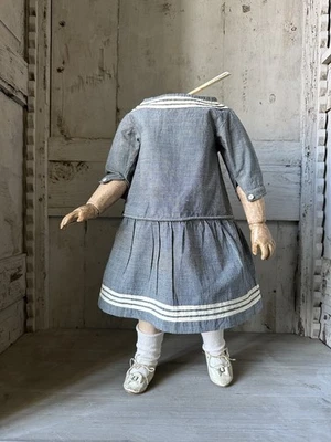 Robe Ancienne Pour Poupée Ancienne Bru - Photo 1/4