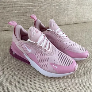 Nike Air Max 270 Gs Rosa Espuma y Blanco [CV9645-600] ¡Excelente Estado! Juvenil talla 6Y - Imagen 1 de 12