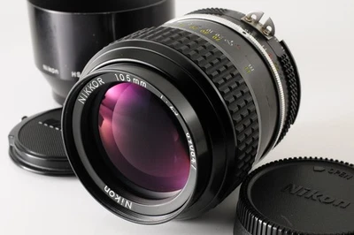 [Top MINT] Nikon 105mm f/2.5 Nikkor Telephoto MF Lens From JAPAN #72 - Image 1 of 4