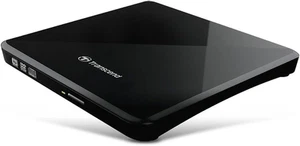 Transcend 8K Extra Slim Tragbarer DVD Brenner Optisches Laufwerk (TS8XDVDS-K) - Bild 1 von 12