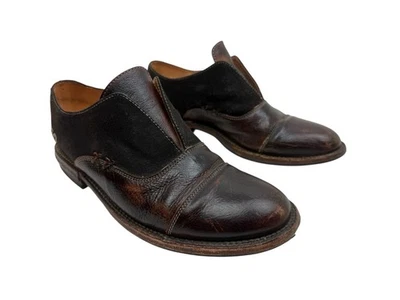 Zapato Oxford Bed Stu para mujer 7 rosa puntera envejecida a mano sin cordones Foto 1 de 4