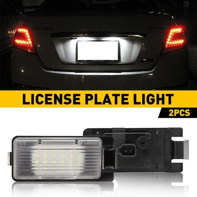 2x PLACA LUCES LED para Infiniti G25 G35 G37 S60 Sedán 2003-2013 Brillante Foto 1 de 4