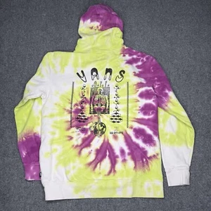Vans Men's Double-Sided Pullover Hoodie Purple/Green Tie Dye • Medium - Picture 1 of 8