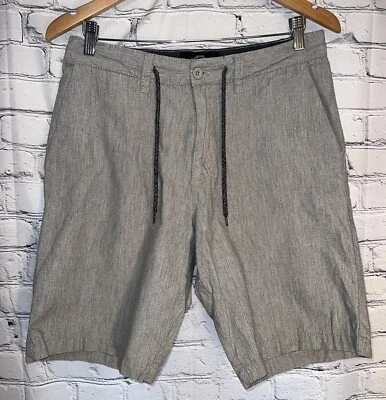 Pantalones Cortos Para Hombres Beverly Hills Polo Club 4 Bolsillos Algodón Gris Talla 32 Cordón Foto 1 de 4