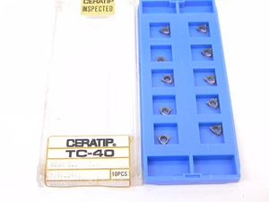 LAST 10pcs Ceratip WBGH 521 FLX Cermet Inserts, Grade TC40, New Surplus - Photo 1/1