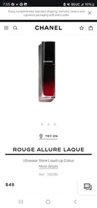 Chanel Rouge Allure Laque Ultrawear Shine Liquid Lip Colour | Brand New in Box. - Picture 1 of 1