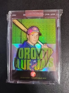 2003 Topps Pristine JASON PERRY Uncirculated Refractor #153 491/499 Blue Jays RC - Picture 1 of 2