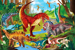 Dinosaurs Park 100 pièces puzzles pour enfants cadeaux puzzles puzzles pour garçons