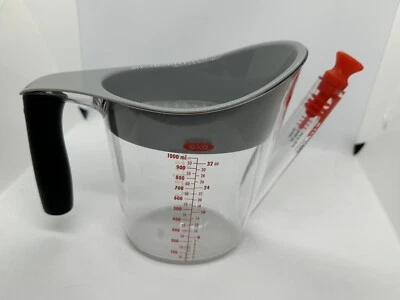 OXO Good Grips 4 Cup Measuring Cup Gravy Fat Separator w/ Spout - Image 1 of 4