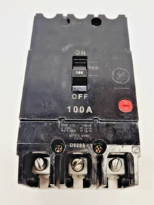GENERAL ELECTRIC TRIP MANUAL 120/277 VAC 100 AMP TEY3100 "USED GOOD CONDITION" - Picture 1 of 4