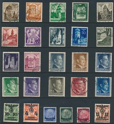 Lot-R Stamp Germany Poland WWII Hitler Osten Hindenburg Warsaw U - Image 1 of 3