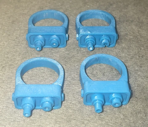 Vintage Kenner The Real Ghostbusters Set Of Ecto Goggles Visors 4x 3D Printed Cover