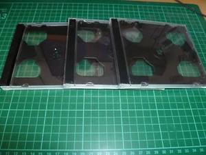 4 EMPTY DOUBLE CD CASES - Afbeelding 1 van 4