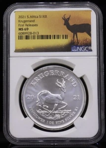 2021 South Africa Krugerrand NGC MS69 - Picture 1 of 4