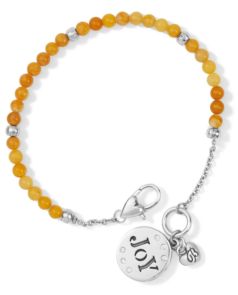Pulsera Brighton SWEET REFLECTIONS JOY Jade Amarillo Con Cuentas Nuevo con Etiquetas Precio de venta sugerido por el fabricante $68 Foto 1 de 1