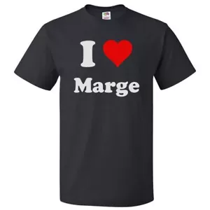 I Love Marge T shirt I Heart Marge Tee - Picture 1 of 2