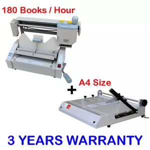 Hot Book Maker Kit ! A4 Book Binding Machine Book Binder + Hard Cover Case Maker - Picture 1 of 13
