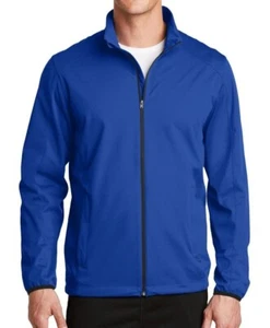 Blue JACKET Port Authority Men's Long water-resistant Sleeve Active Soft(J717) - Picture 1 of 2