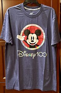 Disney 100 Anniversary Celebration Graphic Tee T-shirt Mickey Mouse XL
