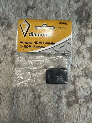 Adaptador Diamond HDMIC HDMI Serie Oro 24k (Hembra a Hembra) Foto 1 de 4