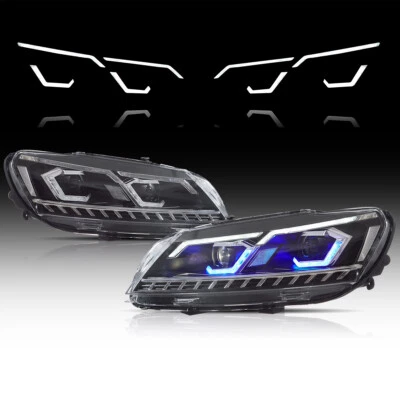 VLAND For Volkswagen Passat 11-15 LED Headlights Projector W/Start Up Animation - Image 1 of 4