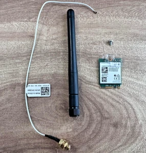 Antenna + Card INTEL 8265NGW DUAL BAND WIRELESS-AC Wi-Fi Adapter Bluetooth 4.2 - Picture 1 of 2
