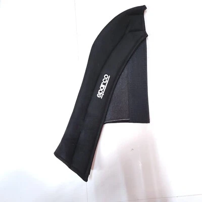 Sparco Full Bucket Seat Side Protector Black Alcantara fabric free stickers - Image 1 of 2