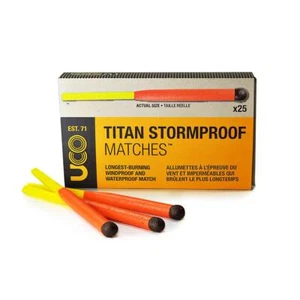 UCO Titan Stormproof Long Burning Waterproof and Windproof Matches (25 Count) - Picture 1 of 1