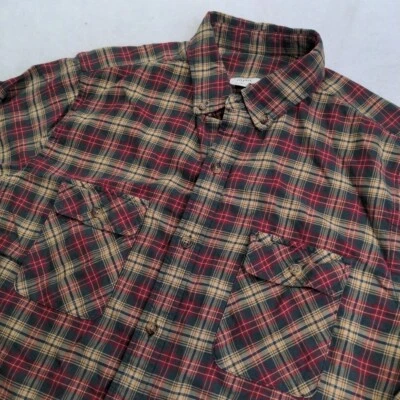 Fossil Long Sleeve Plaid Button Down Shirt Men's Small - Image 1 of 4