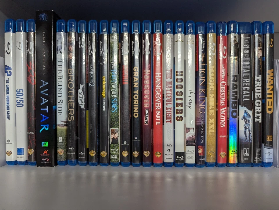 Blu-ray disc sale - $2.25 each - case & artwork - NO DVDs, NO digital codes - Image 1 of 1