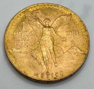 1981 Mexico 1 Ounce Gold Libertad - 1 Onza - 1st Year Issue - Picture 1 of 2