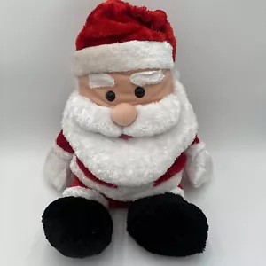 VINTAGE GRANDE 18" BABBO NATALE PELUCHE-MORBIDO-COCCOLOSO-NATALE - Foto 1 di 24