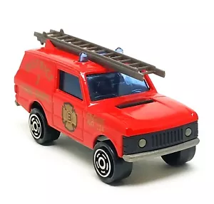 Majorette Range Rover - District 3 Fire Truck - Red 1:60 (3") no Package - Picture 1 of 9