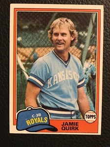 Topps Jamie Quirk Royals #507 1981 - Imagen 1 de 4
