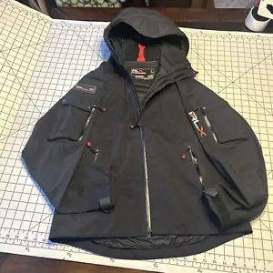 Ralph Lauren RLX Jacket Recco Women Large Black Avalanche Rescue System Ski Snow - Picture 1 of 19