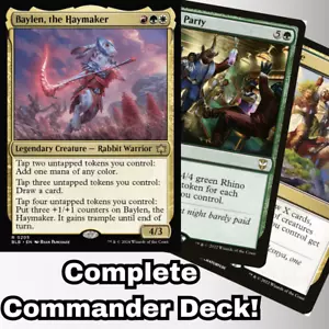 MTG Commander EDH Deck Baylen, the Haymaker 100 Magic Cards Custom Deck Tokens - Picture 1 of 11
