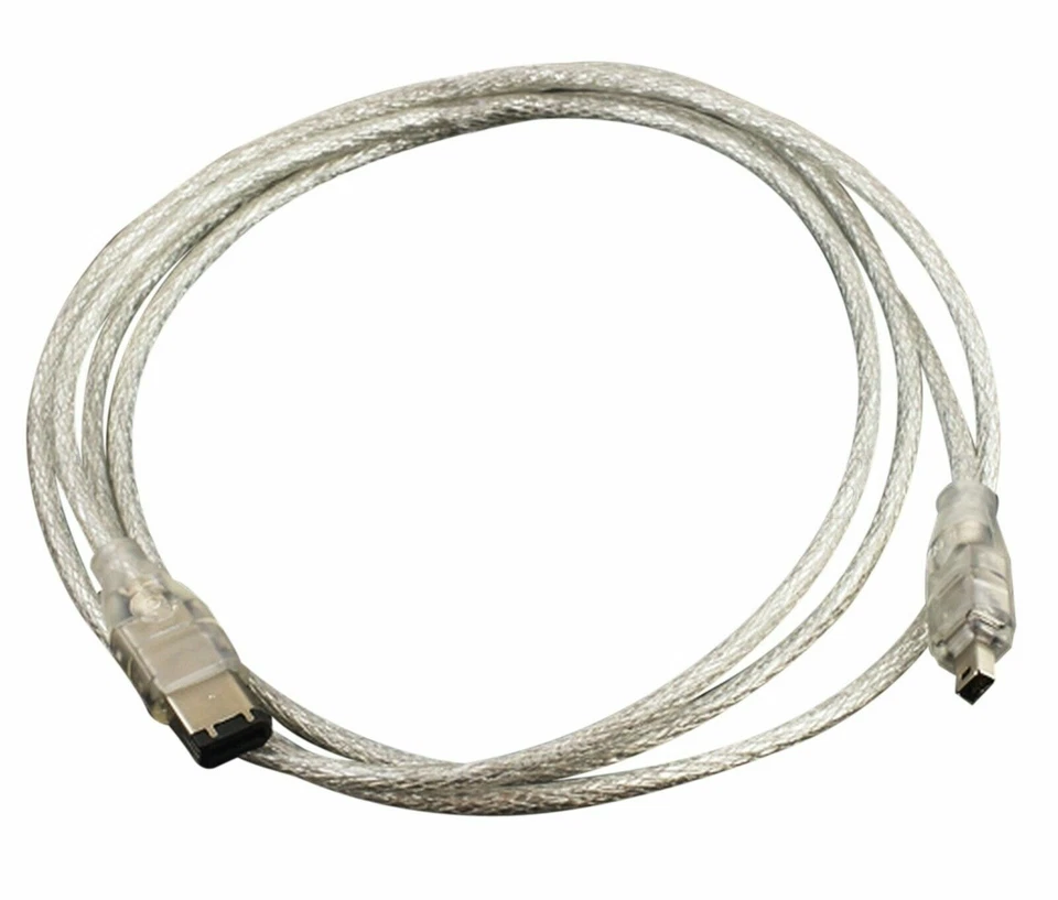 New FIREWIRE 400 CABLE 6 PIN TO 4 PIN IEEE 1394 iLINK PC MAC *** US Seller *** - Image 1 of 1