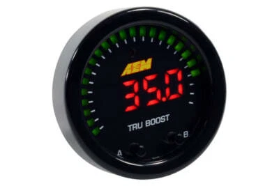 AEM X-Series Tru-Boost Controller Gauge w/ Boost Control Solenoid 80PSIg Interna - Image 1 of 4