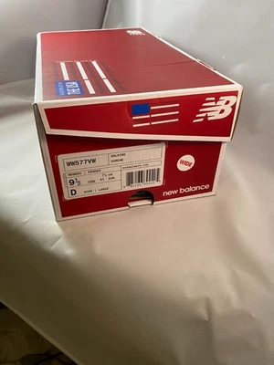 全新带盒 - New Balance MW577VW - 尺寸 9 - 1/2 / 4E X 宽 - 白色 - 表带 — 第 1/4 张图片