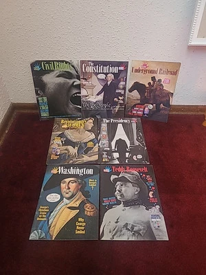 Lot of 7 KIDS DISCOVER MAGAZINES Homeschool Teaching Lessons Booklet Foto 1 de 4