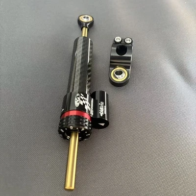 Motorcycle Universal Steering Damper Stabilizer 10in For Yamaha Honda Kawasaki  - Image 1 of 4