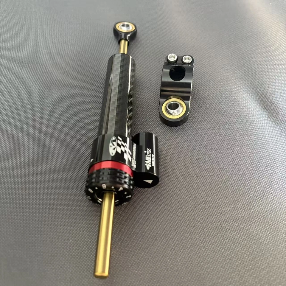 Motorcycle Universal Steering Damper Stabilizer 10in For Yamaha Honda Kawasaki  - Image 1 of 4