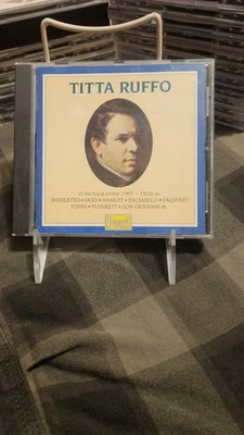 TITTA RUFFO In His Vocal Prime 1907-1922 Verdi Leoncavallo Pearl CD Rare Mint  - Image 1 of 3