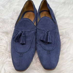 Raparo Herren Blau Wildleder Slipper Halbschuhe Gr. 9,5 (UK 8,5) Designer Luxus - Bild 1 von 24