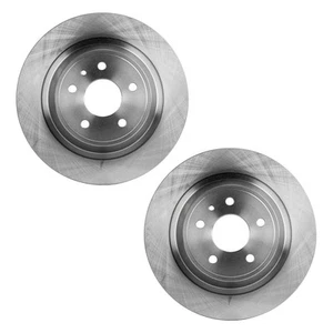 Rear Disc Brake Rotors For 2013-2018 Ford Fusion 2013-2016 Lincoln MKZ - Picture 1 of 12
