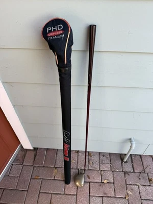 ¡Raro! Palmer PHD Driver sin agarre 10,5 grados Club de golf eje flexible firme con estuche diestro Foto 1 de 4